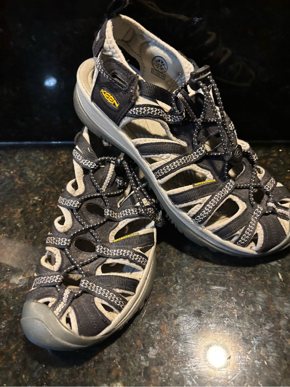 Keen Navy and Gray Waterproof Hiking Sandals